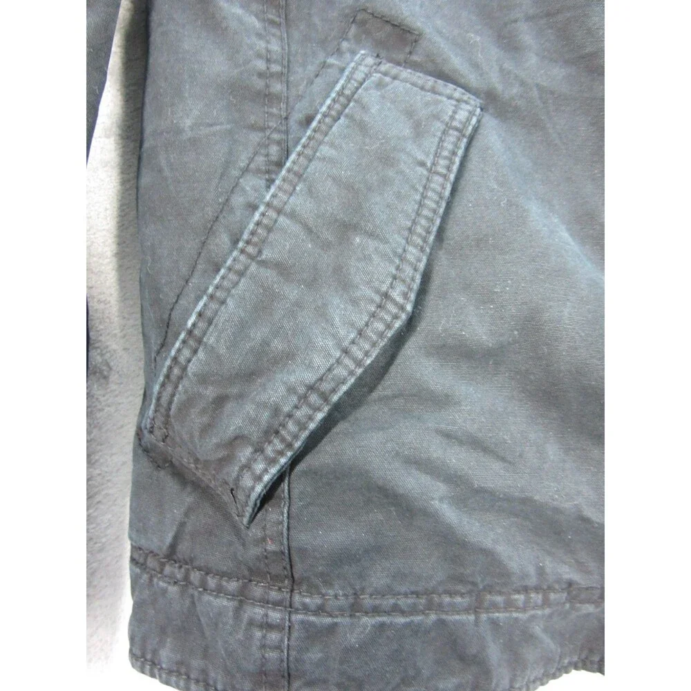Levi’s Denim Jean Jacket Men’s Small Black Sherpa Lined Trucker Retro Y2K